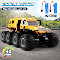 Pikkukuva 4 / 6: Kauko-ohjattava auto, 1:12 mittakaavan RC-maastoauto 8 pyörää 2,4 GHz RC-maasturi pojalle, maastoajoon sopiva vedenpitävä sähköleluauto 2 ladattavalla akulla