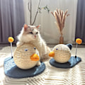 Miniatyrbilde 2 av 6: Stor katteskrapepost, katteskraper med sisaltau, vertikal katteskrapepost for katt, kattunge og hjemmedekor