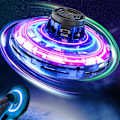 Miniatyrbild 1 av 6: Fidget Spinner Flygleksaker, Mini Fly UFO Handstyrd Boomerang Drone, Coola Prylar Gadgets Presenter för Barn Pojkar Flickor Tonåringar Inomhus Utomhus Blue