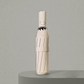 Miniatyrbillede 8 af 8: Bærbar Rejse Paraply - Vindtæt, Stærk og Kompakt Paraply til Vind og Regn Beige Regular