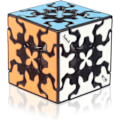 Miniatyrbilde 1 av 6: Gear Cube 3x3 med tredimensjonal girstruktur, innebygd flisdesign Magic Cube 3x3x3 puslespill leker, egnet for hjernens utvikling puslespill