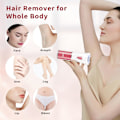 Miniatyrbillede 7 af 8: Epilator til hårfjerning til kvinder - bærbar epilator - Glamorous Skin Epilator til ansigt - Elektrisk Smooth Glide Epilator med LED-koldt lys