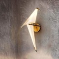 Pikkukuva 3 / 8: Vivid Bird -seinävalaisin, Retro-antiikki seinäkiinnitys, tyylikäs lintu seinävalaisin, moderni muovi, pieni seinävalaisin (1 valo)