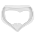 Pikkukuva 5 / 5: Silikoninen silmäpeite Oculus Quest2 VR -kuulokkeille, hikoilun esto, valoa estävä silmäpeite (Silver Gray )