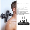 Miniatyrbild 4 av 9: HandsMassage Gun Mount Holder för ryggen, lämplig för de flesta massagepistoler, vakuumsugkopp, självmassage, muskelmassagepistolhållare väggmontering
