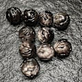 Pikkukuva 3 / 3: 14mm Kristallikivistä valmistettu kettu korujen valmistukseen DIY, hopeanvärinen obsidiaani