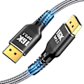 Miniatyrbillede 4 af 7: 2m-DisplayPort 2.1 16K@30Hz 10K@60Hz Displaykabel til professionel gaming og videoredigering Stærk kompatibilitet