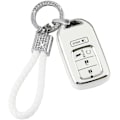 Pikkukuva 1 / 8: Honda Accord Civic CRV Pilot Passport Insight -avaimenperän suojus, valkoinen TPU, 5 painikkeen älyavaimen kotelo, suojakotelo, Bling-auton avaimenperä