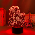 Miniatyrbillede 3 af 7: Akryl 3D Lampe Anime Bofuri til Soveværelse Dekorativ Natlampe Fødselsdagsgave Værelse Bordlampe Manga Led Natlys Bofuri