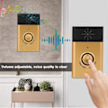 Miniatyrbild 4 av 9: Bärbar röstintercom Tvåvägs dörrklocka Mobil inomhus/utomhus ringsignal Interfonsystem för hemsäkerhet