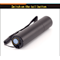 Miniatyrbild 6 av 9: Mini ljusstark ficklampa uppladdningsbar zoom superljus lång räckvidd liten bärbar LED utomhus camping studenter med USB