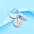 Miniatyrbilde 5 av 5: Til min datter nøkkelring fra pappa mamma inspirerende gave aldri glem at jeg elsker deg for alltid bursdagsgave eksamensgaver (til min datter fra mamma