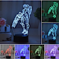 Miniatyrbillede 2 af 7: Widowmaker Farverige LED Lys 3D Natlampe USB Bordlampe 7 Farve Touch/Fjernbetjening 16 Farve Mode Hjem Dekoration Kreative Børnegaver