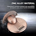 Miniatyrbilde 6 av 7: Gulvmontert magnetdørstopper - Usynlig magnetisk dørstopper, magneter dørstopper veggstøtte hold åpen dørstopper, med 3M lim uten boring, for H Retro red copper