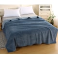 Miniatyrbillede 1 af 5: Fleece tæppe til sofa, blødt flanel tæppe, letvægts fuzzy tæpper til sofa seng kontor blue 100*150 CM