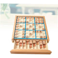 Miniatyrbillede 5 af 9: Træbræt Puslespil Bog Tal Ternet Zone Sudoku Bræt Skrivebord Blok Puslespil Tal Placering Træ Puslespil Børn Træ Puslespil Spillebræt Spil