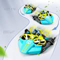 Miniatyrbillede 4 af 7: Hovercraft RC Båd 3 i 1, Fjernstyret Hovercraft Båd RC Drone Race Drift Biler Legetøj