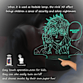Miniatyrbild 5 av 8: Anime Satoru Gojo lampa 3D LED nattlampa för sovrumsdekoration Akrylbelysning USB-touch fjärrkontroll bordslampa Lampara födelsedag jul leksak (Gojo Satoru)