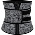 Miniatyrbilde 1 av 7: HOPLYNN Neopren Svette Midjetrener Korsett Trimmer Shaper Belte for Kvinner Grey M