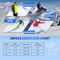 Miniatyrbild 6 av 6: Unisex Vattentäta Touchscreen Skidhandskar för Män Kvinnor, 3M Thinsulate Vinter Snöhandskar med Fick, M
