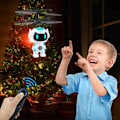 Miniatyrbild 2 av 6: RC Flygande Robotleksaker för Pojkar och Flickor - Fjärrstyrd Helikopter med Inbyggd LED Mini Drone Flygleksak för Barn & Vuxna Spel Födelsedagspresent White