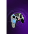 Miniatyrbillede 6 af 8: Tedbox trådløs controller til Ps4, med unikt revnedesign/programmerbar bagud/dobbelt vibration, kompatibel med Ps4/pc/ios