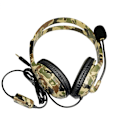 Miniatyrbillede 3 af 6: PS4 Camouflage Bilateral Large Headset Headset Wired Game Headset（Gul-grøn）