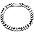 Miniatyrbilde 1 av 7: Gull Diamanthugget Miami Cuban Link Kjedearmbånd for Menn Kvinner, 8mm 18K Gullbelagt Rustfritt Stål Curb Chain Armbånd