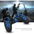 Miniatyrbilde 5 av 7: Spillkontrollhud Grip Deksel Case, Myk Silikon Case, Hud Grip Shell Deksel for PlayStation 4 PS4 Kontroll Black-Blue