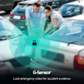 Miniatyrbillede 6 af 9: Mini Dash Cam, Dashkamera til biler FHD 1920x1080P, Dashcam Front med 2\" IPS-skærm, Bil Dashkamera indbygget nattesyn, vidvinkel, Supercapaci