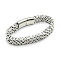 Miniatyrbillede 3 af 5: Rustfrit belagt link kæde armbånd til mænd