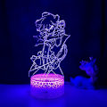 Miniatyrbillede 1 af 7: Anime Kill La Kill LED Natlampe til Soveværelsesindretning Lys Fødselsdagsgave Manga Kill La Kill 3D Bordlampe Akryl