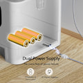 Miniatyrbild 7 av 8: Automatiska kattmatare - Husdjursmatdispenser för torrfoder, tidsinställd kattmatare med torkmedelspåse, programmerbar portionskontroll 4 måltider per dag, 10s White Transparent1 6L