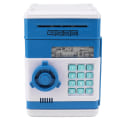 Miniatyrbilde 1 av 5: 2 Moduser minibank digital elektronisk papirpengemynt sikker boks sparebøsse med 7 musikkspor for barn Blue