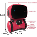 Miniatyrbilde 6 av 7: Robotleketøy for barn, smarte snakkende roboter, gave til gutter og jenter i alderen 3+, intelligent partner og lærer, med stemmestyrt og berøringssensor, synging