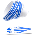 Miniatyrbillede 1 af 6: Sort Pinstripe Tape Bil Karosseri Side Stripe Dekal Talje Sticker Auto Pinstripe Tape til Biler