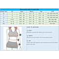 Miniatyrbilde 2 av 7: WJSMWomen 2 Piece Bandeau Svømmeklær Ribbet Blonder opp Stroppeløs Bandeau Bikini Sett Høy Kutt Badetøy 5-top Only-2dark Gray M