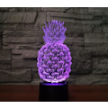 Miniatyrbillede 2 af 7: 3D Ananas Fjernbetjening 16 Farve Natlys Illusion Akryl LED Bord Sengelampe Børneværelse Skrivebords Dekoration Fødselsdagsgaver Legetøj til Børn