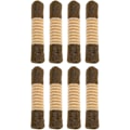 Miniatyrbild 2 av 5: 8 st Stolsbensgolvskydd, Akryl Stolsbensstrumpor, Randiga Stickade Stolsbensskydd, Möbelstrumpor för Hårda Trägolv Dark Brown