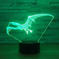 Miniatyrbillede 3 af 7: Flyvende Dinosaur Drage 3D Lampe USB Led Lampe Dyr Pterosaur Vinger Bord Natlys Børnefødselsdagsgave Belysning
