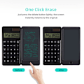 Miniatyrbillede 6 af 8: Lommeregner, Standardfunktion Desktop Lommeregner 12-cifret Lommeregner med 6,5 tommer LCD Skrivetablet, Sol og Batteri 161MM