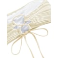 Miniatyrbild 6 av 7: WJSMWomen 2-delad bandeau-baddräkt Ribbad spets upp Strapless Bandeau Bikini Set High Cut Baddräkter 5-top Only-2beige XL