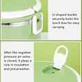 Miniatyrbild 3 av 7: Värmande lunchlådor för vuxna, Plug In Lunch Box, Värm upp lunchlådan självuppvärmd. Värmande lunchlådor för vuxna, Plug In Lunch Box