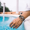 Pikkukuva 5 / 5: Apple Ocean -ranneke applewatch8/7/se/ultra -urheilukäyttöön tarkoitettu kaksiväri silikoninen iwatch-ranneke (38/40/41mm)
