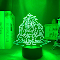 Miniatyrbillede 4 af 7: 3D LED Lys Anime Yuyu Hakusho Raizen til Soveværelses Dekoration Natlys Børnefødselsdagsgave Manga Værelse Skrivebord 3D Lampe Yu Yu Hakusho
