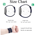 Pikkukuva 6 / 6: Älykäs rannekkeen hihna on yhteensopiva Fitbit versa -älykellojen, versa 2:n ja versa Lite se -kellojen kanssa naisille ja miehille（ Slate Blue-S）