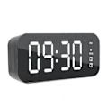 Miniatyrbild 1 av 6: Spegelsurface väckarklocka Bluetooth-högtalare Digital trådlös väckarklocka Bluetooth-högtalare för mobiltelefon dator