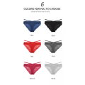 Miniatyrbild 7 av 7: AVEKI Damunderkläder Bomull T-string 3-pack Genomskinliga G-strings Sexiga Spets Andningsbara Bikini Trosor Tonåringar Underkläder, Grå, M