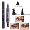 Miniatyrbild 3 av 5: Eyeliner-stämpel - 2 eyeliner-pennor för perfekt vinge, kattögonstämpel, eyeliner, vattentät, kladdfri, långvarig makeup, flytande eyeliner