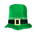 Miniatyrbild 3 av 5: Dekorationer för St. Patrick's Day Irländsk hatt Grön Shamrock Hög hatt St. Patrick's Day Karneval Hög hatt Shamrock hatt Dekoration